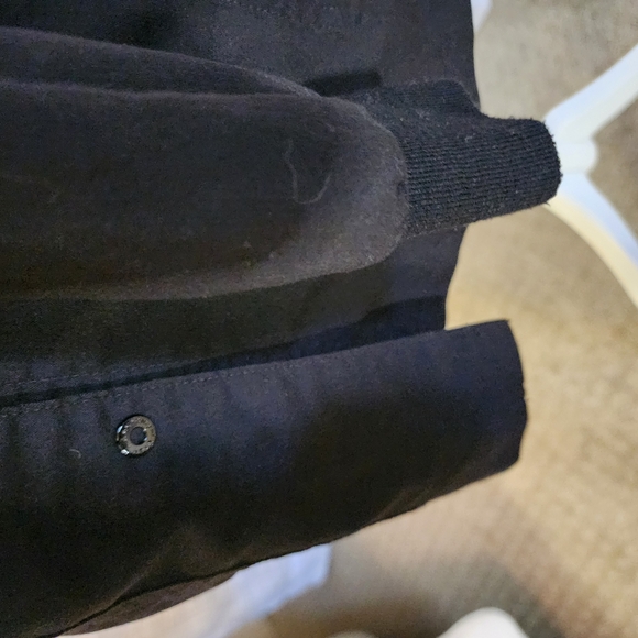 Greys Anatomy Black Snap-Up Scrubs Jacket Size Small - Picture 4 of 5